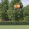 Ispanijos vėliava su stiebu, aliuminis, 5,55m
