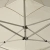 Išskleidžiama palapinė su sienomis, kreminės, 2x2m, aliuminis