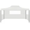 Išskleidžiama proginė palapinė su 3 sienomis, balta, 3x4,5m