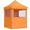 Išskleidžiama proginė palapinė su 4 sienomis, oranžinė