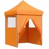 Išskleidžiama proginė palapinė su 4 sienomis, oranžinė