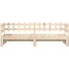 Ištraukiama lova, 2x(80x200)cm, pušies medienos masyvas