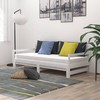 Ištraukiama lova, balta, 2x(90x200)cm, pušies medienos masyvas