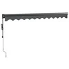Automatinė ištraukiama markizė, antracito spalvos, 3x2,5m