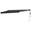 Automatinė ištraukiama markizė, antracito spalvos, 3x2,5m
