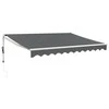 Automatinė ištraukiama markizė, antracito spalvos, 3x2,5m
