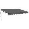 Automatinė ištraukiama markizė, antracito spalvos, 3x2,5m