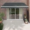 Automatinė ištraukiama markizė, antracito spalvos, 3x2,5m