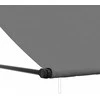 Ištraukiama markizė, antracito, 400x150cm, audinys ir plienas
