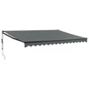 Automatinė ištraukiama markizė, antracito spalvos, 4x3m