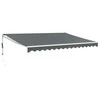 Automatinė ištraukiama markizė, antracito spalvos, 4x3m