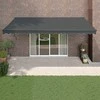 Automatinė ištraukiama markizė, antracito spalvos, 5x3m