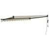 Automatinė ištraukiama markizė, kreminės spalvos, 3x2,5m