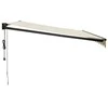 Automatinė ištraukiama markizė, kreminės spalvos, 4,5x3m
