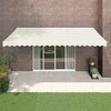 Automatinė ištraukiama markizė, kreminės spalvos, 5x3m