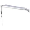 Automatinė ištraukiama markizė, mėlyna ir balta, 3,5x2,5m