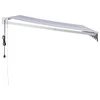 Automatinė ištraukiama markizė, mėlyna ir balta, 3x2,5m