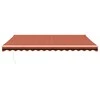 Automatinė ištraukiama markizė, oranžinė ir ruda, 4x3m