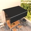 Ištraukiama markizė su uždanga, antracito, 4,5x3m