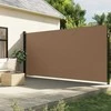 Ištraukiama šoninė markizė, taupe spalvos, 200x500cm