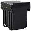 Ištraukiama virtuvės spintelės šiukšliadėžė, 20l, soft-close