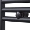 Radiatorius/rankšluosčių džiovykla voniai, juodas, 500x1160mm