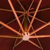 Kabantis sodo skėtis su stulpu, terakota, 3,5x2,9m, eglė