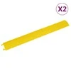 Kabelių apsaugos, 2vnt., geltonos spalvos, 98,5cm