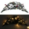 Kalėdinė arka su LED lemputėmis, žalios spalvos, 90cm, PVC