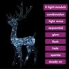Kalėdinė dekoracija elnias, 120cm, akrilas, 140 šaltų baltų LED