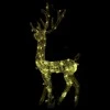 Kalėdinė dekoracija elnias, 120cm, akrilas, 140 šiltų baltų LED
