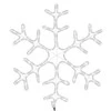 Kalėdinė dekoracija snaigė su 144 šiltomis LED, 59x59cm