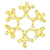 Kalėdinė dekoracija snaigė su 48 šiltomis baltomis LED, 27x27cm