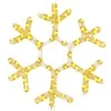 Kalėdinė dekoracija snaigė su 72 šiltomis baltomis LED, 38x37cm