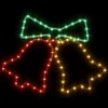Kalėdinė dekoracija varpeliai su 72 LED, 50x56cm
