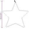 Kalėdinė dekoracija žvaigždė su 48 šiltomis baltomis LED, 56cm