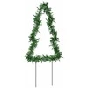 Kalėdinės dekoracijos eglutės su smaigais, 3vnt., 50LED, 30cm