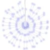 Kalėdiniai šviestuvai fejerverkai, 8 vnt., 140 mėlynų LED, 17cm