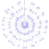 Kalėdinis lauko šviestuvas fejerverkas, mėlynas, 20cm, 140 LED