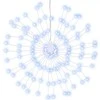 Kalėdinis šviestuvas fejerverkas, 140 šaltų baltų LED, 17cm