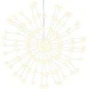 Kalėdinis šviestuvas fejerverkas, 140 šiltų baltų LED, 17cm
