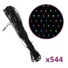 Kalėdinių lempučių tinklas, 4x4m, 544 įvairių spalvų LED