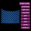 Kalėdinių lempučių tinklas, 4x4m, 544 mėlynos LED