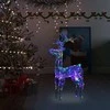 Kalėdų dekoracija elnias, 60x16x100cm, akrilas, 90 LED lempučių