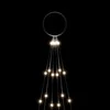 Kalėdų eglutė ant vėliavos stiebo, 180cm, 108 šaltos baltos LED