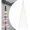 Kalėdų eglutė ant vėliavos stiebo, 300cm, 550 spalvotų LED