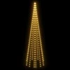 Kalėdų eglutė ant vėliavos stiebo, 300cm, 310 šiltų baltų LED