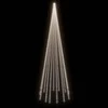 Kalėdų eglutė ant vėliavos stiebo, 500cm, 732 šaltos baltos LED