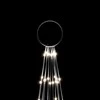 Kalėdų eglutė ant vėliavos stiebo, 500cm, 732 šaltos baltos LED