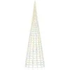 Kalėdų eglutė ant vėliavos stiebo, 800cm, 3000 spalvotų LED